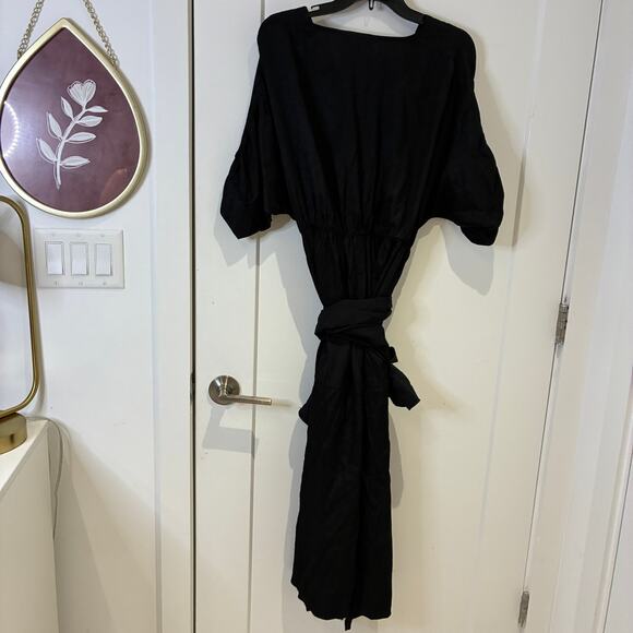 NWT Callahan x Revolve Black Dolman Sleeve Sami Midi Dress Sz Small - Picture 4 of 11